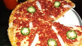 Como hacer Pizza mexicana casera FACIL