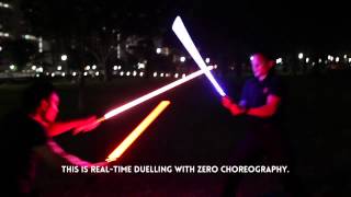 RAW footage, REAL TIME lightsaber dueling - Zero Choreography. The Saber Authority Singapore