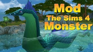 МОД В СИМС 4 МОНСТР. MOD THE SIMS 4 MONSTER.