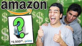 Buying 100% RANDOM Amazon items WITH FRIENDS MONEY! (MUST BUY EVERYTHING)