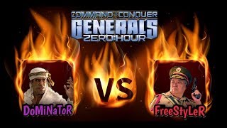 C&C #Generals: Zero Hour - -DoMiNaToR-(GLA Demo) VS (China Inf)-FreeStyLeR- [РЕПЛЕЙ БАЗУКА]