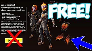 HOW TO GET LAVA LEGENDS PACK FOR FREE in FORTNITE (ALL PLATFORMS)