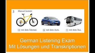 15 German Listening Exercises A1| Hörverstehen Test A1 :)