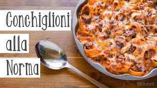 Conchiglioni Ripieni alla Norma con Melanzane e Mozzarella | Ricetta Pasta al Forno| 55Winston55