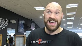 "THEY CAN SUCK MY BIG HAIRY NUTS!" TYSON FURY ON FIGHTING ANTHONY JOSHUA & WANTING A FAIR DEAL