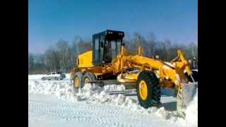 Автогрейдер ДЗ-98 в работе