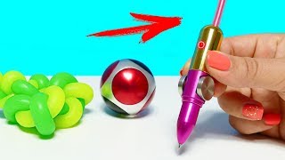АНТИСТРЕССЫ с Алиэкспресс | 7 ЛУЧШИХ FIDGET ИГРУШЕК | Антистресс Ручка Спиннер Лазер Spinner