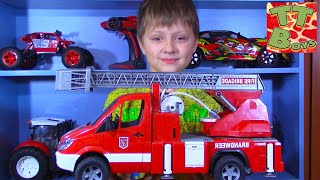 Брудер Машинки Обзор Игрушек Игорек и Арина Видео для детей BRUDER CARS TOYS