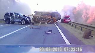 САМАЯ ЖОСТКАЯ АВАРИЯ ! Видео Дтп ! Авария на Видеорегистратор ! Дтп видео ! Реальная авария !