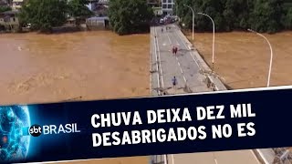 Temporal deixa mais de dez mil pessoas desabrigadas no Espírito Santo | SBT Brasil (27/01/20)
