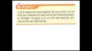 Ekol Hoca bölme bölünebilme kuralları konu anlatımı video çözümlü soruları test çözümleri