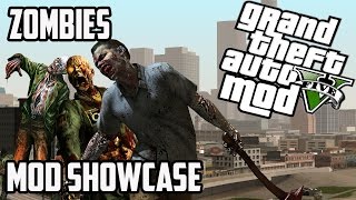 GTA 5 PC Mod Zombies Mod! (GTA 5 Mod Showcase)