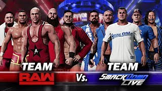 WWE Survivor Series 2017 Team Raw VS Team SmackDown Live 5-on-5 Elimination Match!! WWE 2K18