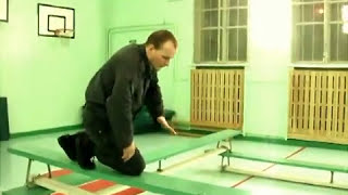 Кувырок по лавке. Разминка по системе Кадочникова