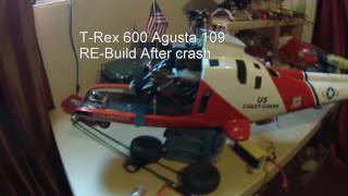 Agusta 109 VCTRC 550 PRO Stretch to T-rex 600 Pro.