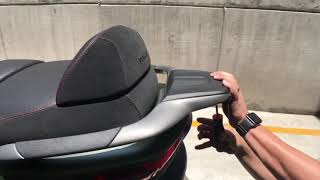 Piaggio MP3 500 & Givi V47 Top Case