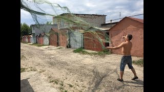 БРОСОК КАСТИНГОВОЙ СЕТИ, СПОСОБ ЗАБРОСА КАСТИНГОВОЙ СЕТИ, best cast net technic in the world