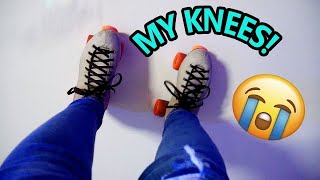 VLOG: ROLLER SKATING FOR THE FIRST TIME IN YEARS! HOW MANY TIMES DID WE FALL?