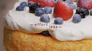 Sky-High Lemon Chiffon Cake | Effortless