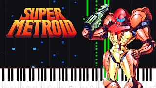 Brinstar Red Soil Wetland Area - Super Metroid [Piano Tutorial] (Synthesia) // DS Music