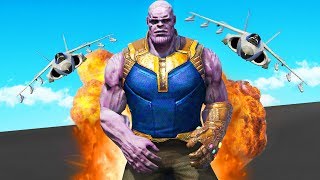 Thanos Enters The Military Base.. (GTA 5 Mods)