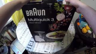 Распаковка мясорубки BRAUN G1300 из Rozetka.com.ua