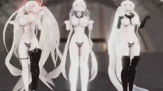 [MMD-R18] Kancolle [Bakunyumorion] Abyssal Fleet [60fps]