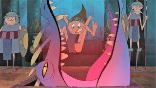 Dragon eats person & burps (HC)