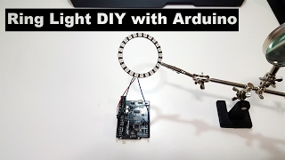 DIY Ring Light with Arduino and NeoPixel from Adafruit
