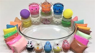 Mixing Lip Balm and Clay into Store Bought Slime | Slimesmoothie | Satisfying Slime Video