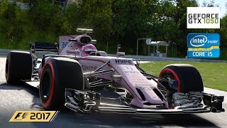 GTX 1050 Ti 4GB On F1 2017 @ 1080p Low/Medium/High Settings
