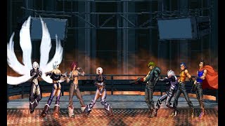 MUGEN KOF Angel Team Vs. K9999 Team