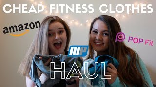 CHEAP ONLINE WORKOUT CLOTHES TRY ON HAUL // Myprotein, Amazon, POP Fit