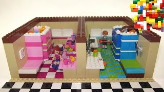 Lego Friends Dorm Rooms by Misty Brick.
