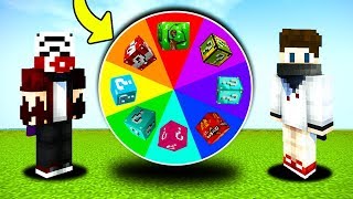 MİNECRAFT'TA ŞANS BLOKLARININ İÇİNDE BUTON BULMACA - Minecraft