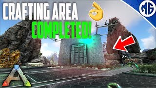CRAFTING AREA DONE! Road to Tek Official PvP Ep 11 - Ark: Survival Evolved
