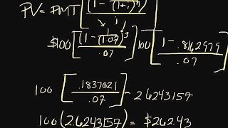 How to Calculate the Present Value of an Annuity