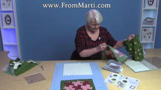 No Binding, No Bulk Edge Finish for Small Quilted Projects