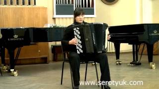 Rameau: L'Égyptienne (Egyptian) / Рамо: Египтянка ACCORDION Serotyuk Серотюк баян Accordeon