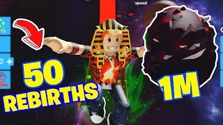 50 REBIRTHS Y ABRO 20 HUEVOS DE 1 MILLON | ✨ Dashing Simulator ?