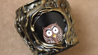 DIY: Owl Jar