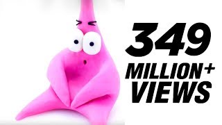 Spongebob Patrick Play doh STOP MOTION playdo video Bob Esponja Stopmotion