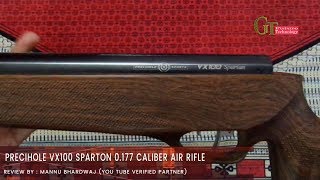 Precihole VX100 Sparton 0.177 caliber Air Rifle Unboxing review | beginners Air rifle VX100 spartan