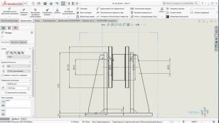 Построение чертежа из 3d модели в Solidworks