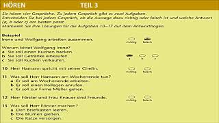 Hörverstehen Prüfung B1- B1 HÖREN TELC TEST