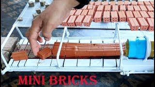 BRICKLAYING: How to Make Bricks for Buildings - Mini Bricks! 171