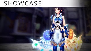 [Showcase] Aura Kingdom Shinobi/Crusader (Shuriken/Great Sword) - Skills & Combo Gameplay