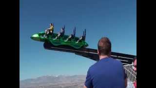 Attraction on the roof of the Stratosphere hotel. Las Vegas.