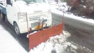 軽トラ除雪（2）、自作部品紹介。