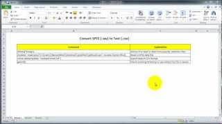Convert SPSS (.sav) to Text (.csv)
